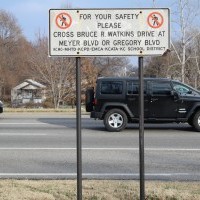 Study examines pedestrian safety on Watkins Drive