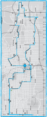 2022 Kansas City Marathon map